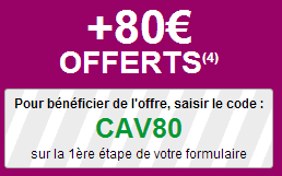 Banque en ligne : 80€ offerts également chez Boursorama banque