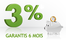 Epargne : du 3% garantis pendant 6 mois chez Fortuneo banque