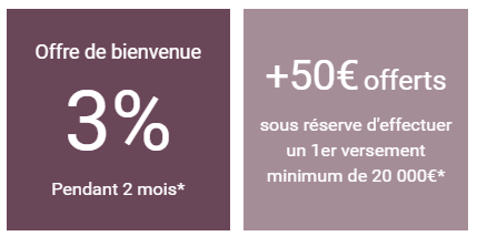 Livret épargne BforBank : 3% brut garanti et 50 € offerts, sous conditions